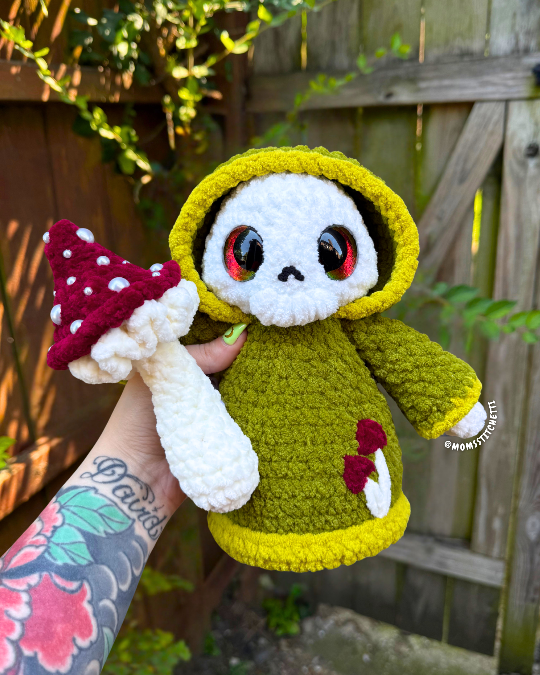 Mushroom Grim Reaper Plushie