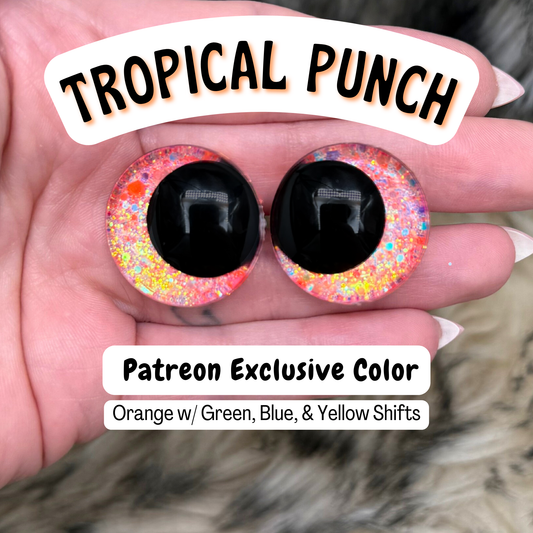 Patreon Exclusive Safety Eyes (Tropical Punch)