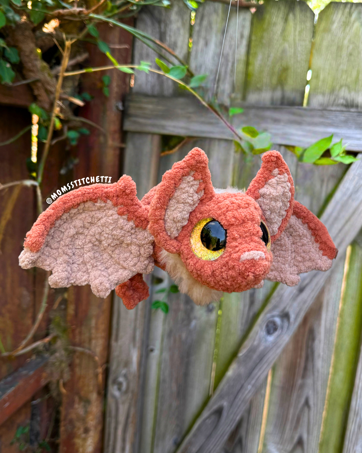 Laying Bat Plushie