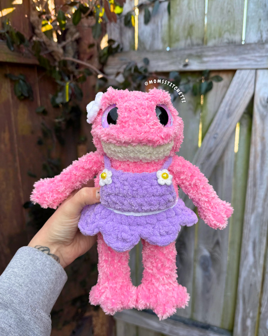 Daisy Frog Plushie