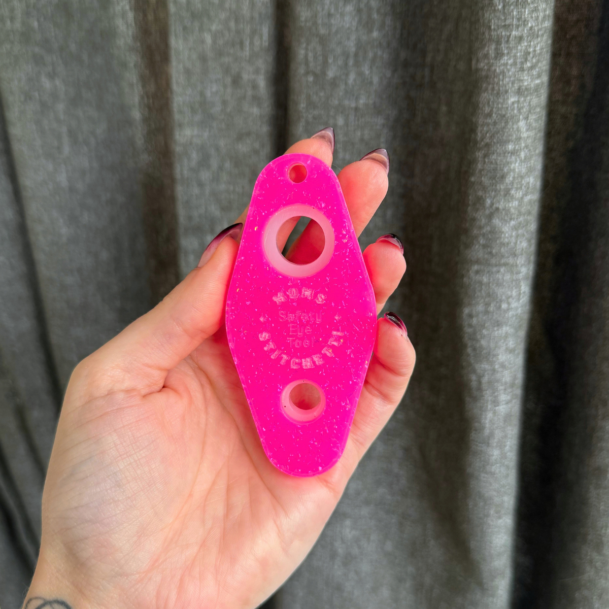FLAWED Pink Opal Safety Eye Tool