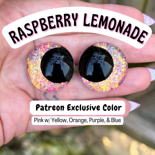 Patreon Exclusive Safety Eyes (Raspberry Lemonade)