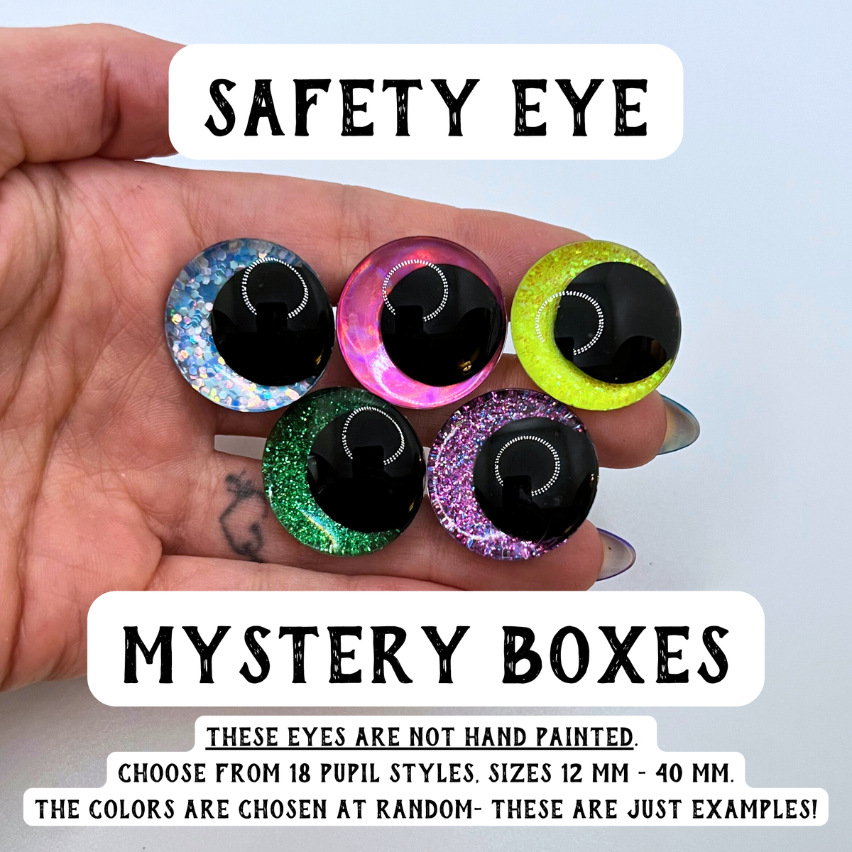 Mystery Safety Eye Boxes (5 Pairs) – Moms Stitchetti