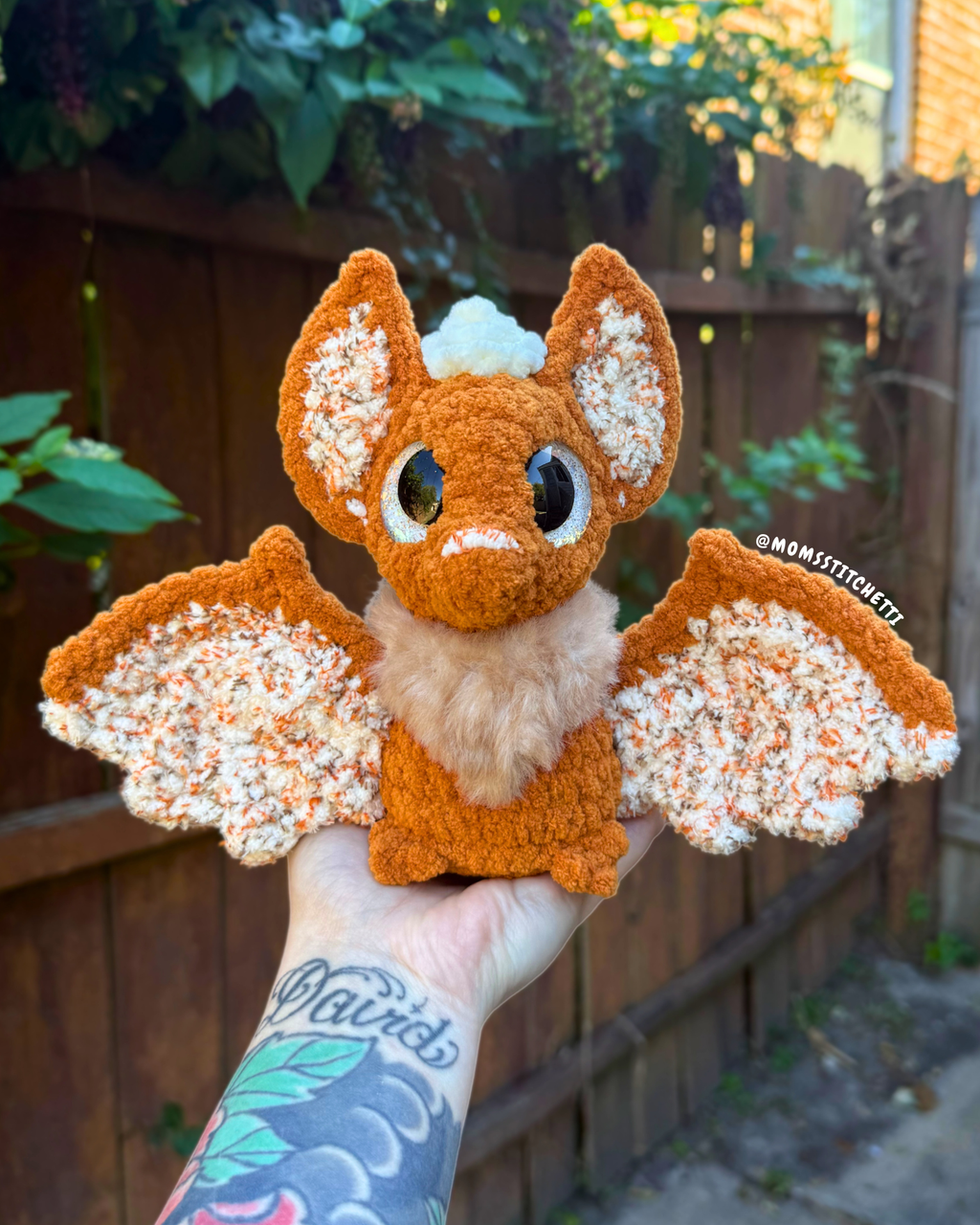 Pumpkin Spice Bat Plushie