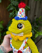 Clown Frog Plushie