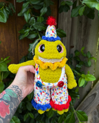 Clown Frog Plushie