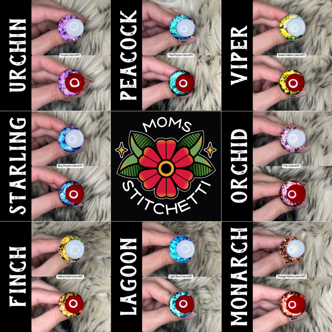 Hand Painted Safety Eyes (34 color options)