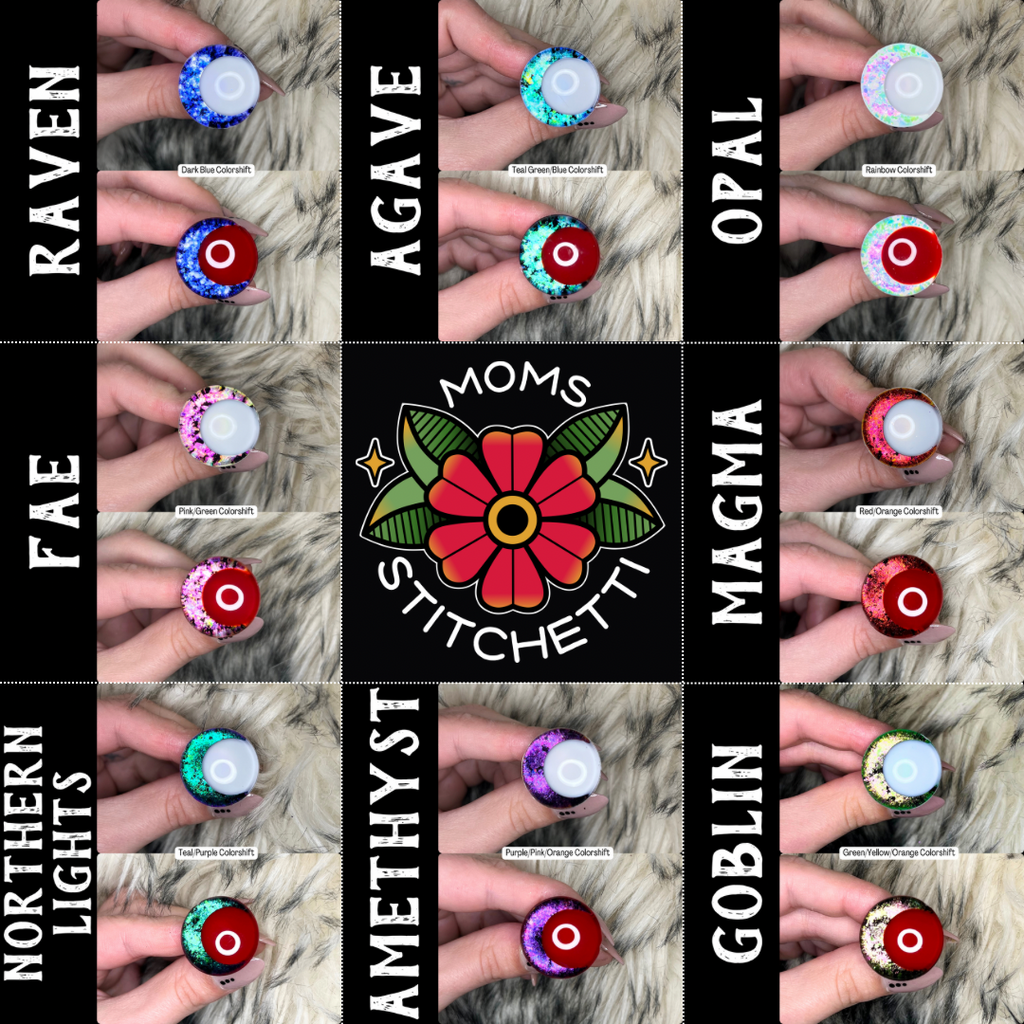 Hand Painted Safety Eyes (34 color options)