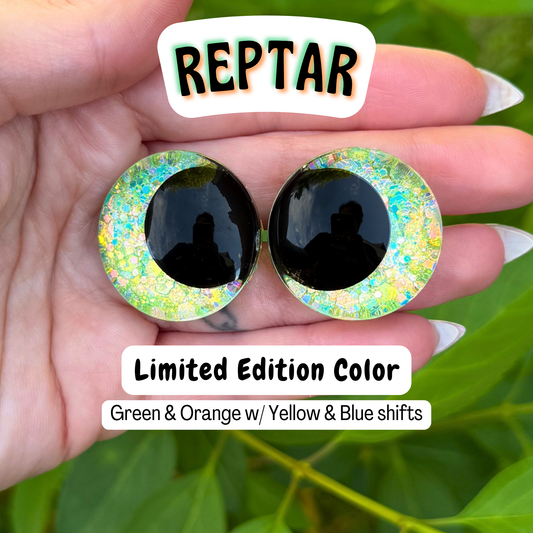 Limited Edition Safety Eyes (Reptar)