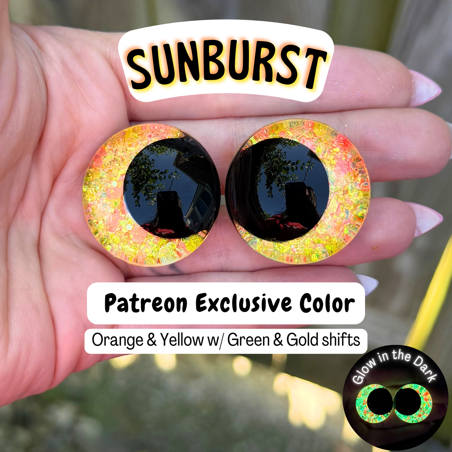 Patreon Exclusive Safety Eyes (Sunburst)