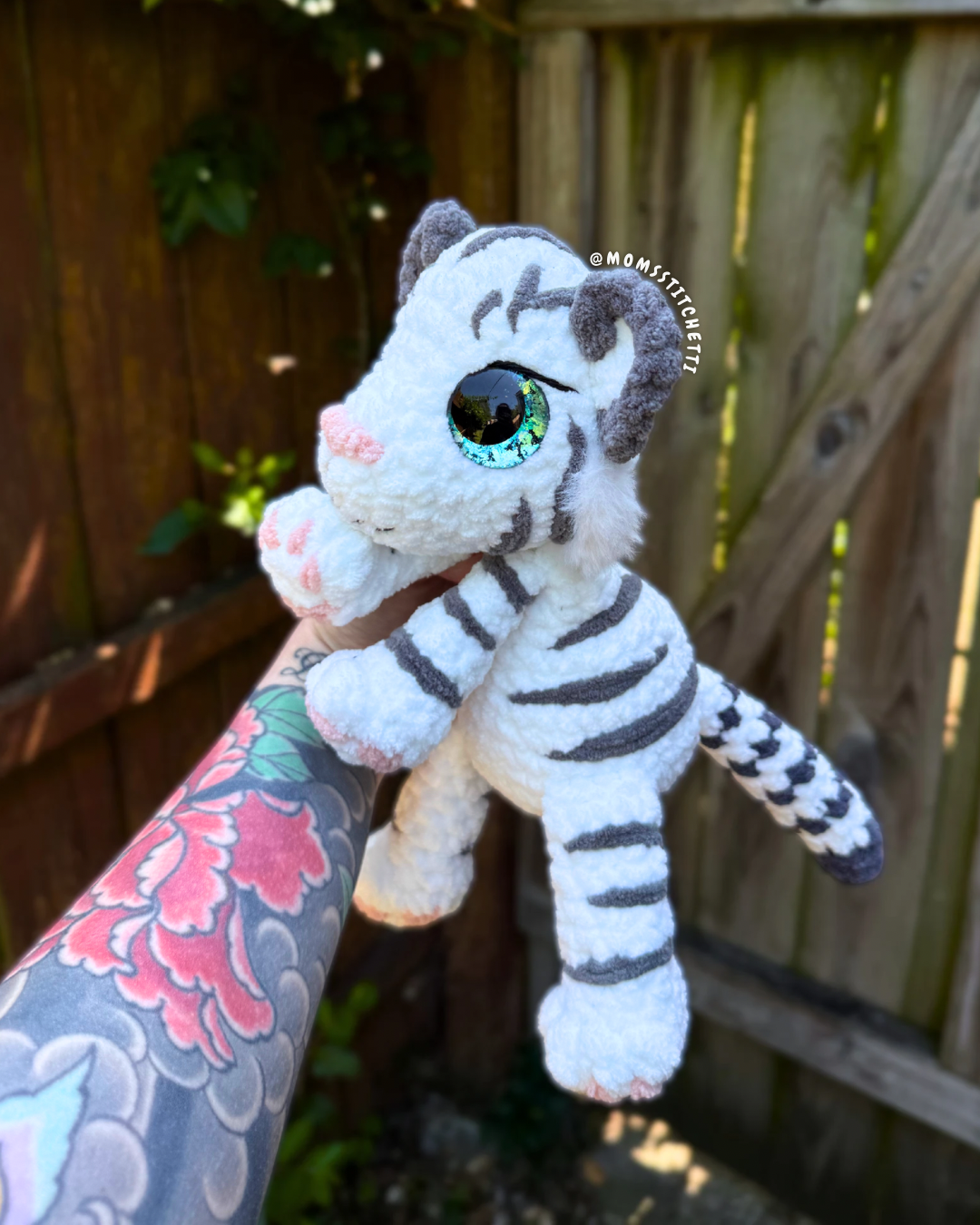 White Tiger Plushie (Flawed)