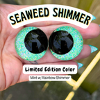 Limited Edition Safety Eyes (Seaweed Shimmer)