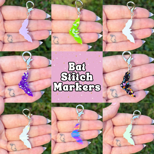 Bat Stitch Markers