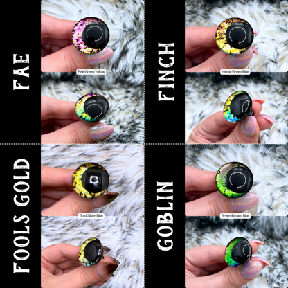 Hand Painted Safety Eyes (32 Colors to choose from)