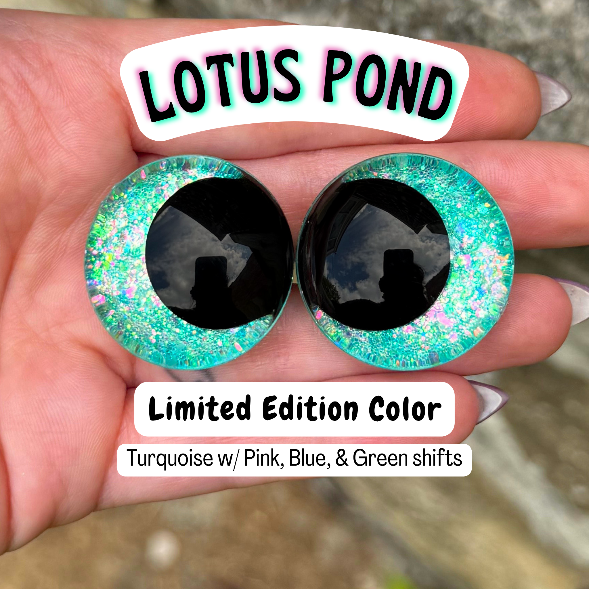 Limited Edition Safety Eyes (Lotus Pond)