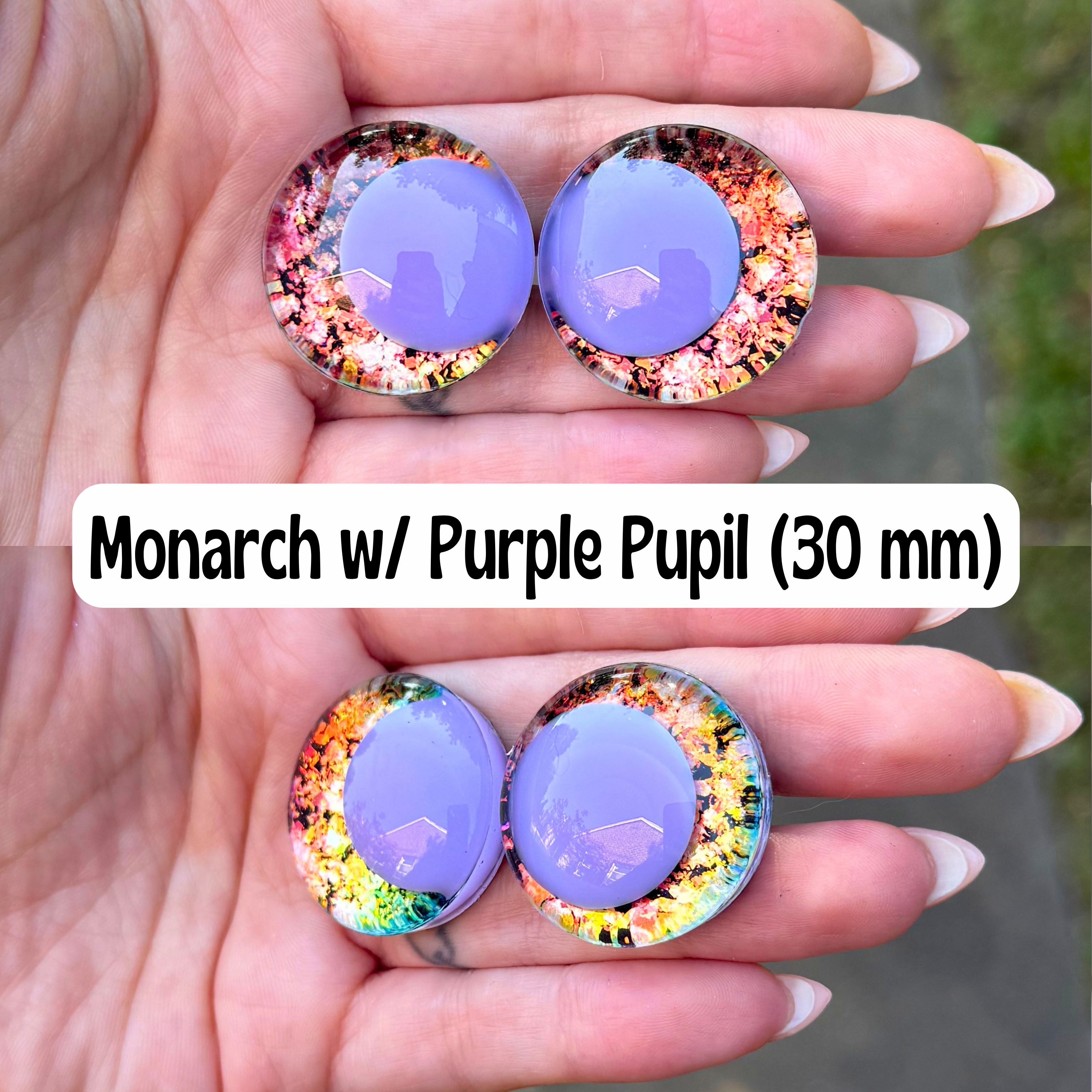 Monarch w/ Purple Pupil (30 mm)