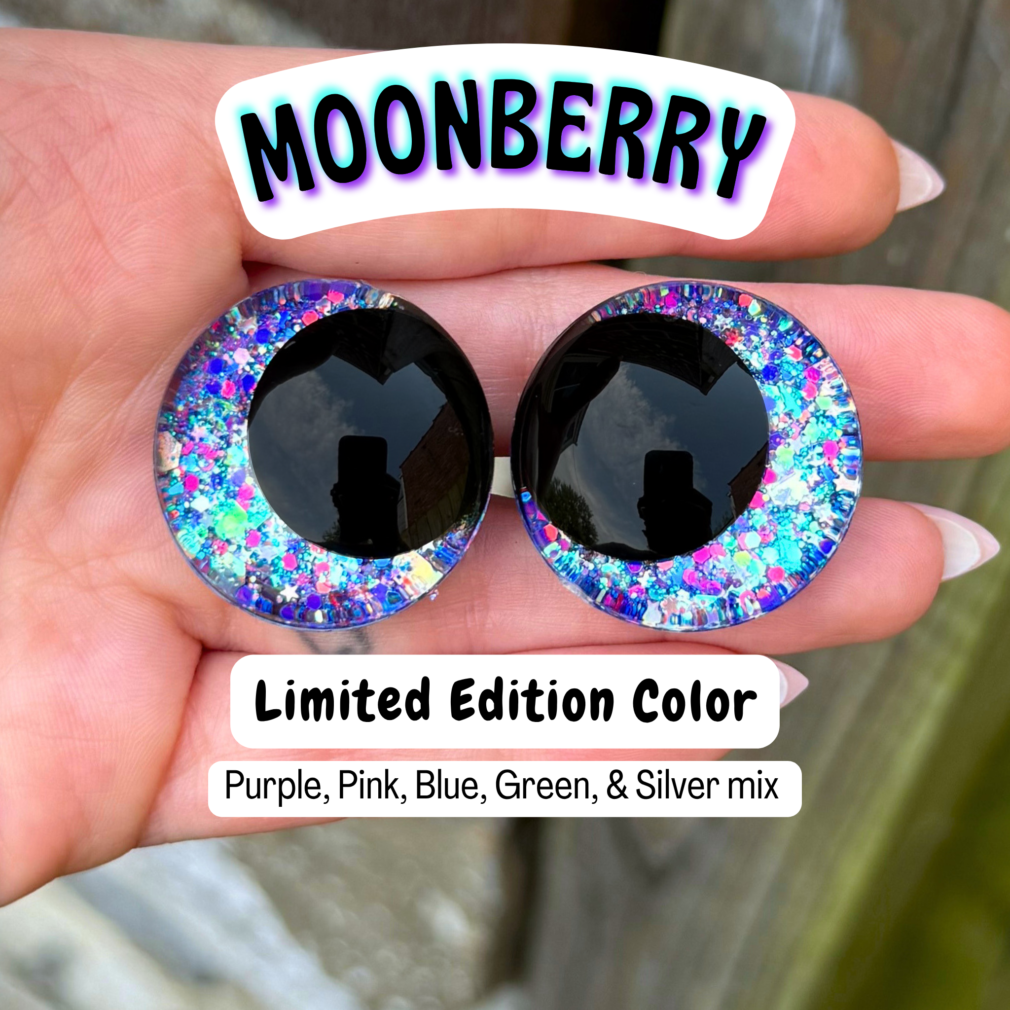 Limited Edition Safety Eyes (Moonberry)