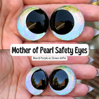 Mother of Pearl Safety Eyes