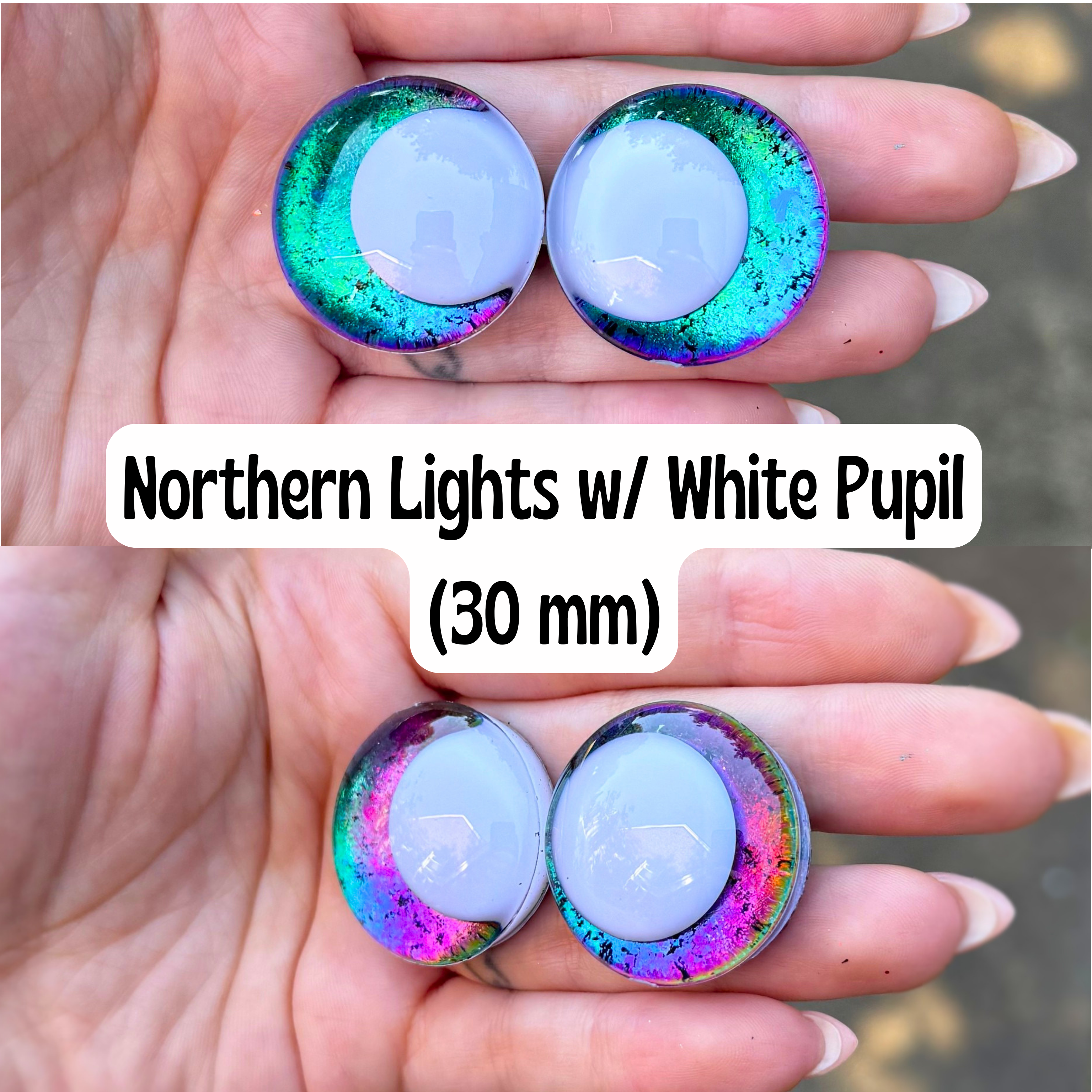 Northern Lights w/ White Pupil (30 mm)