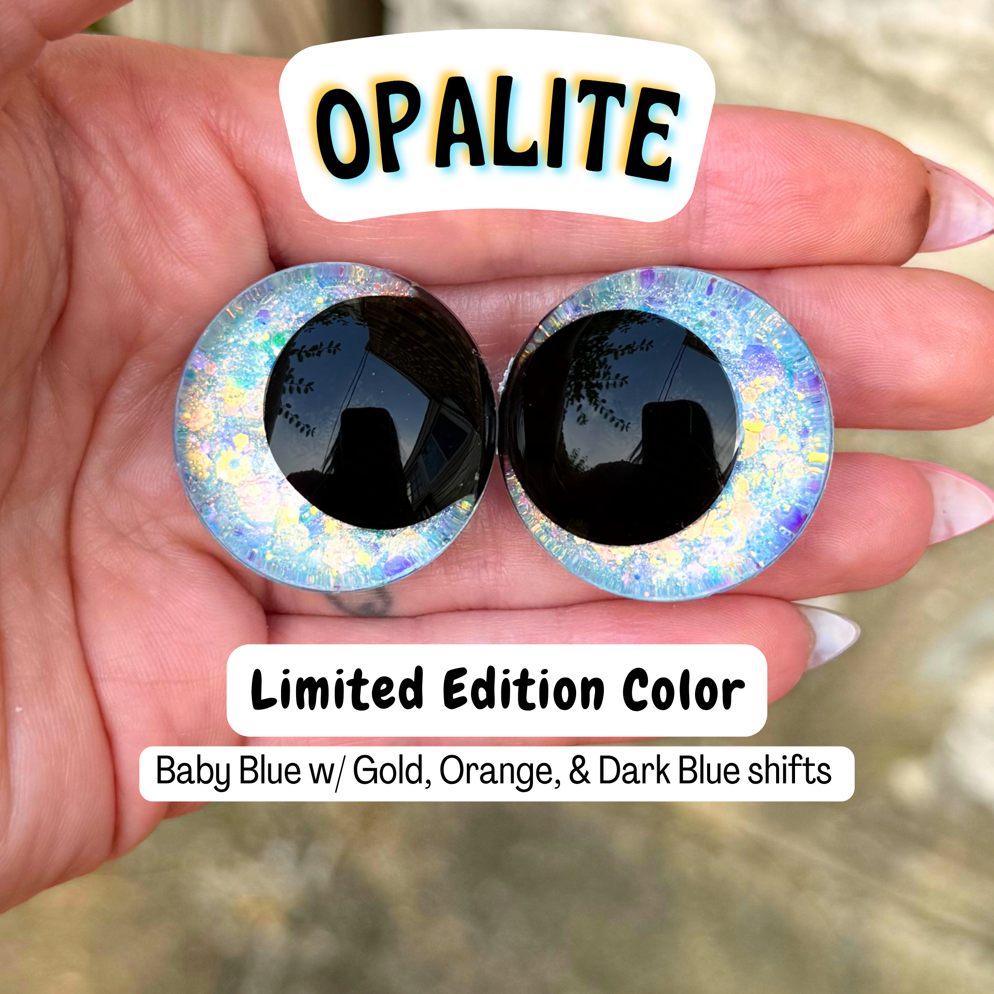 Limited Edition Safety Eyes (Opalite)