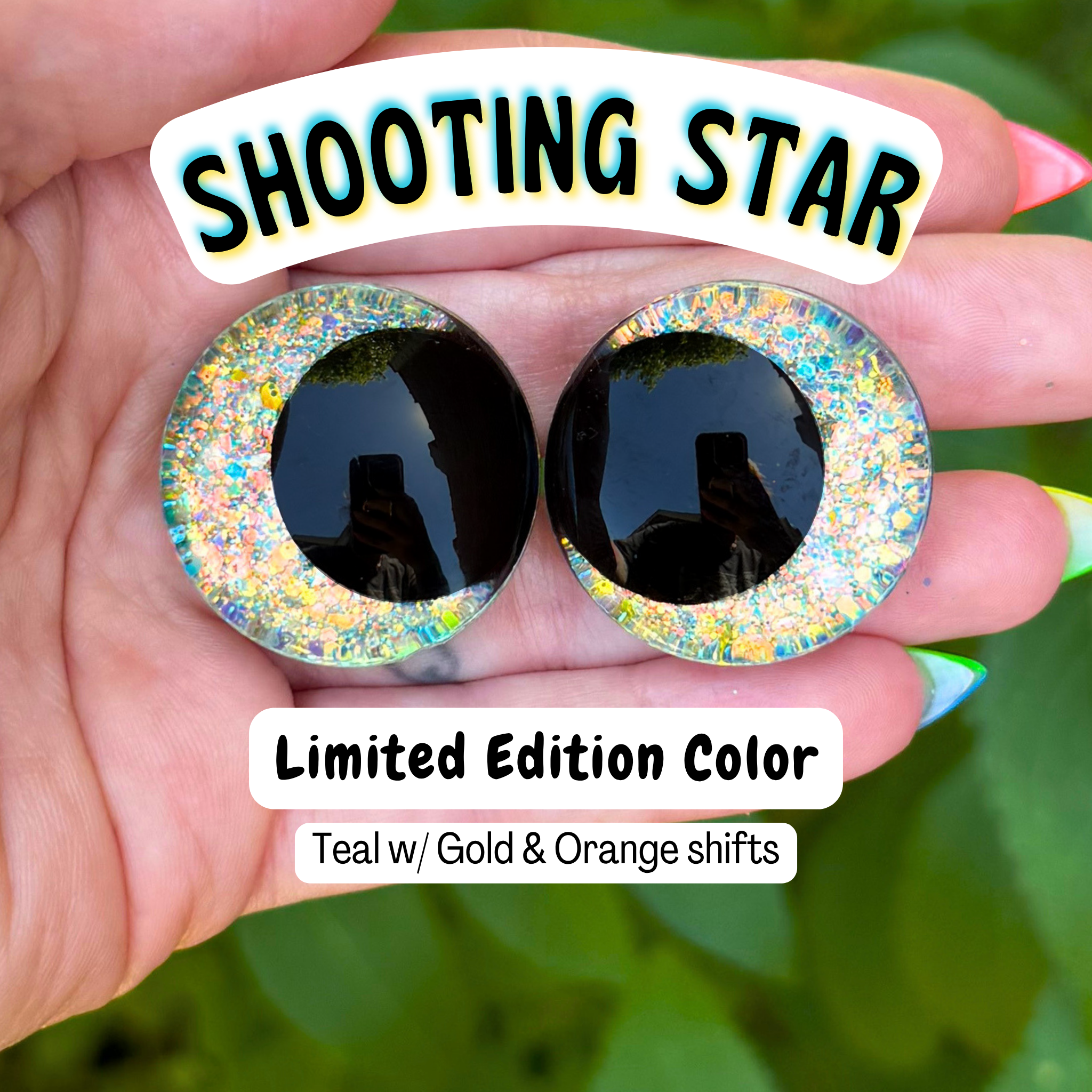 Limited Edition Safety Eyes (Shooting Star - 6/13)