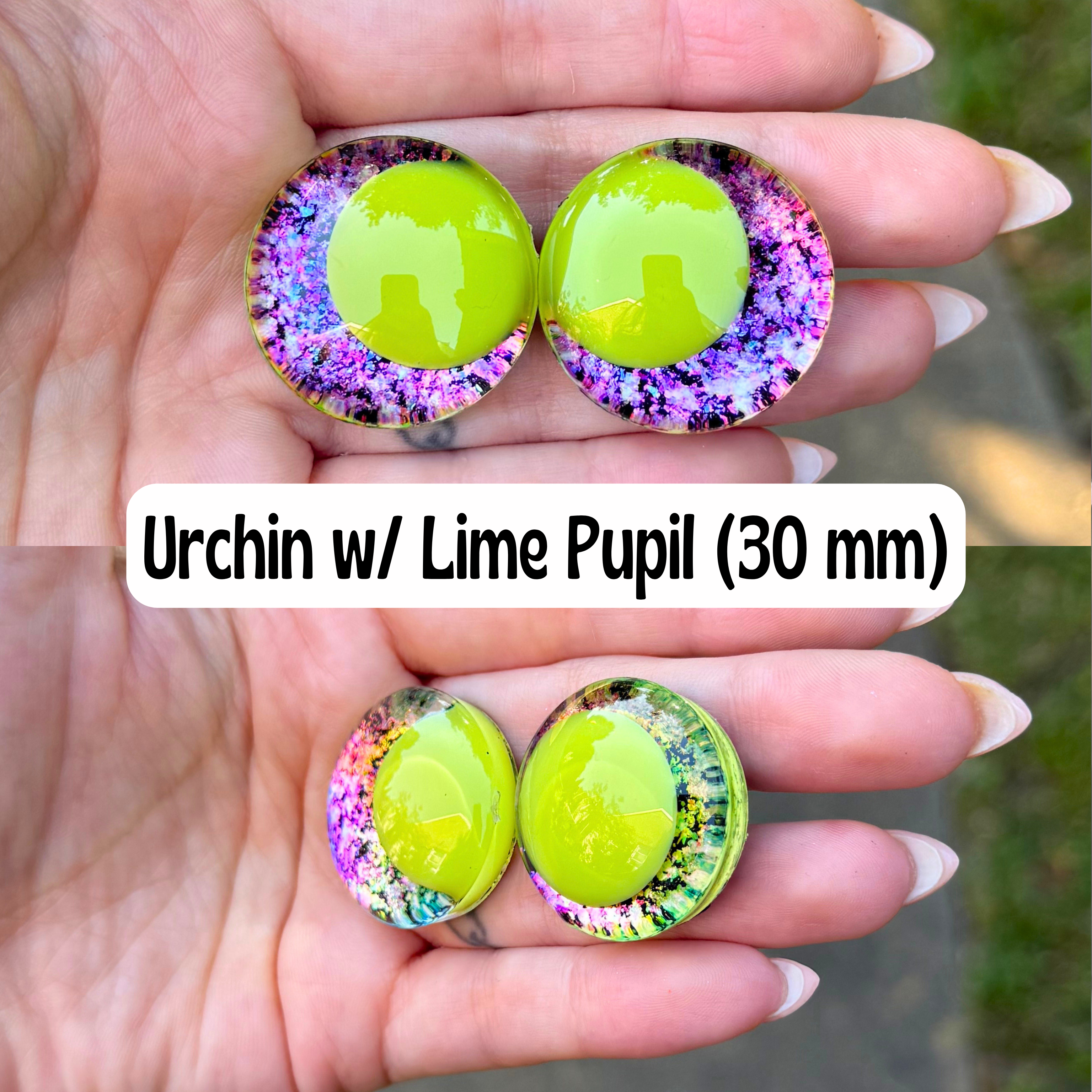 Urchin w/ Lime Pupil (30 mm)
