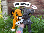 Cuddly Cheetah & Panther Crochet Pattern
