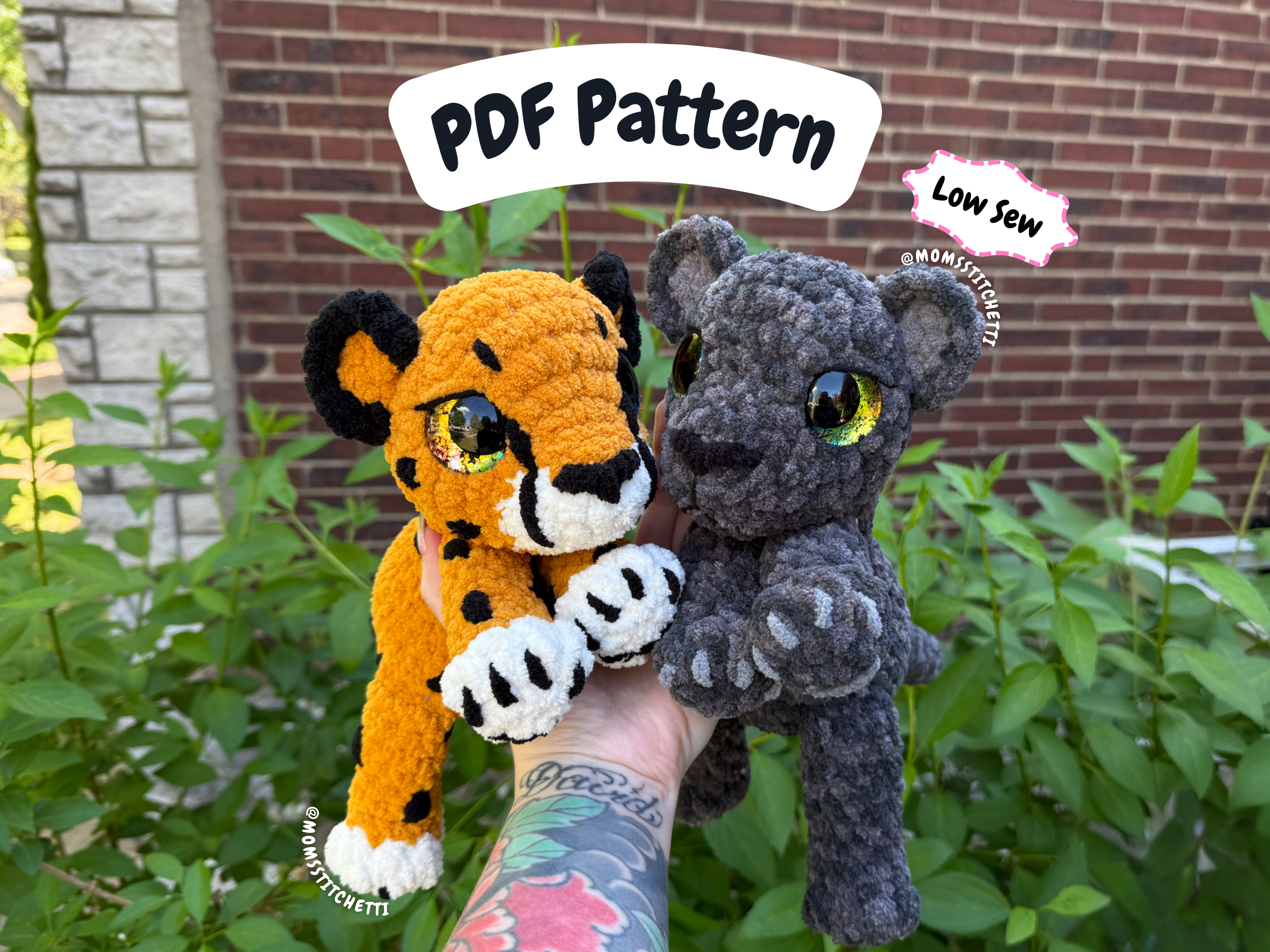 Cuddly Cheetah & Panther Crochet Pattern