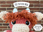 Highland Cow Crochet Pattern Modification