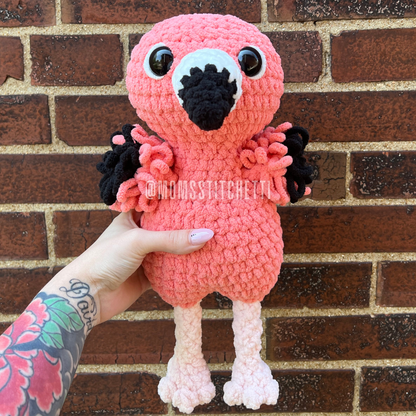 Tall Birds Crochet Pattern (Low Sew!)