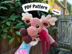 Cuddly Moose Crochet Pattern (Low Sew)