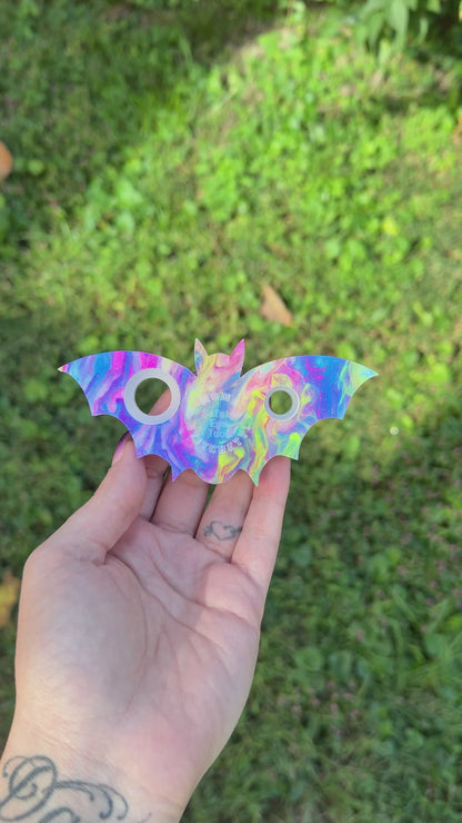 Rainbow Glitz Bat Safety Eye Tool