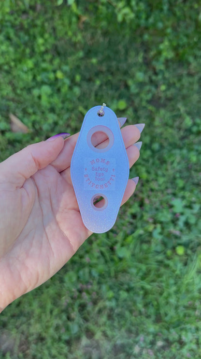 Purple/Blue Shimmer Safety Eye Tool