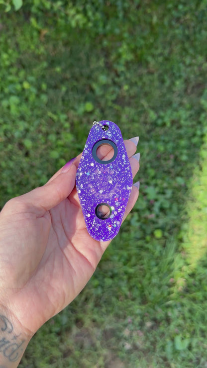 Purple Glitter Safety Eye Tool