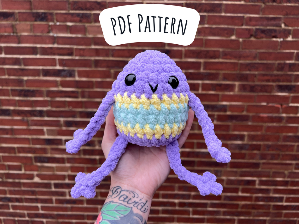 Egg Friend Crochet Pattern (No Sew)