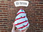 Christmas Tree Cake Crochet Pattern (No Sew)