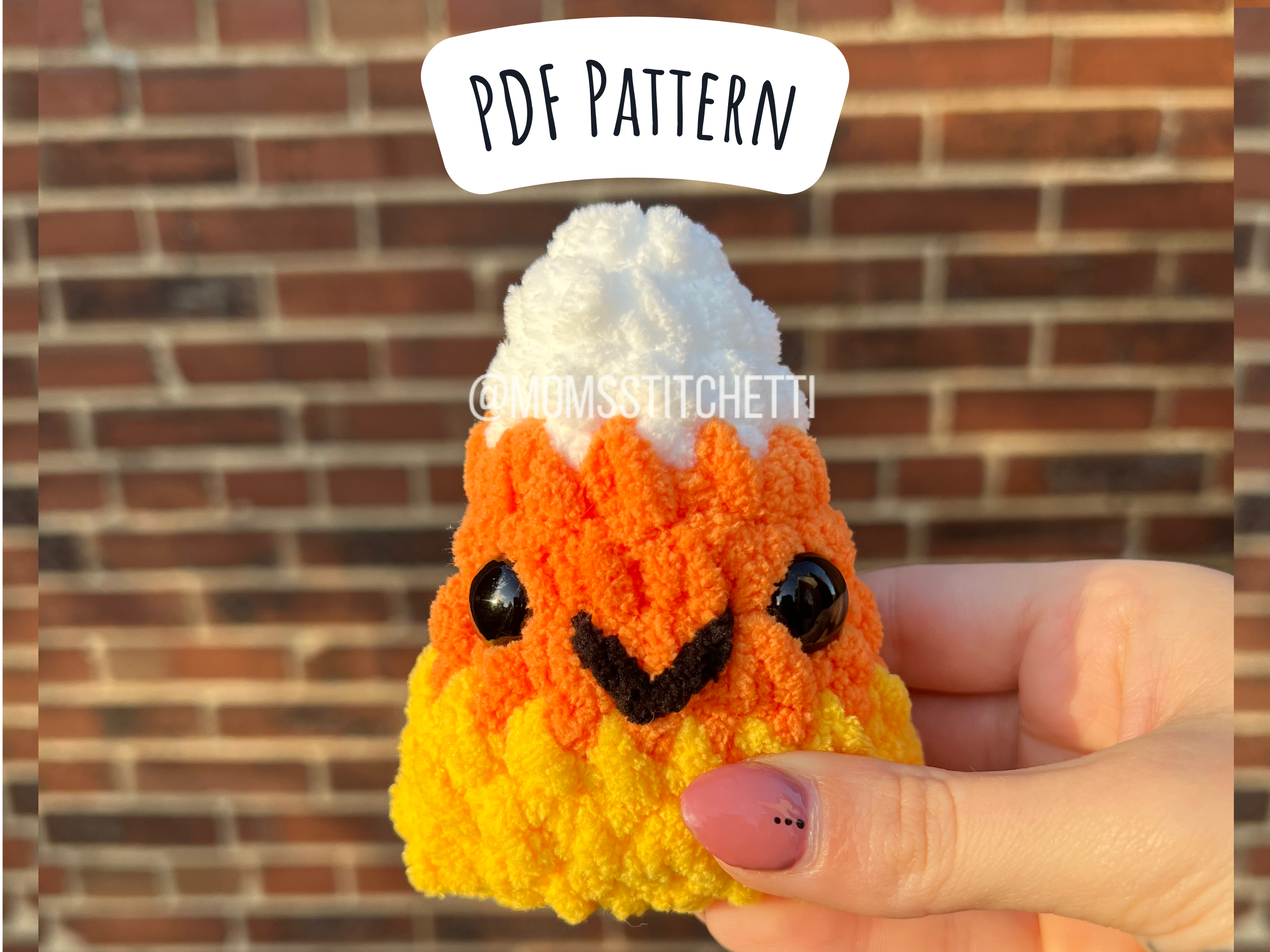 Candy Corn Crochet Pattern (No Sew)