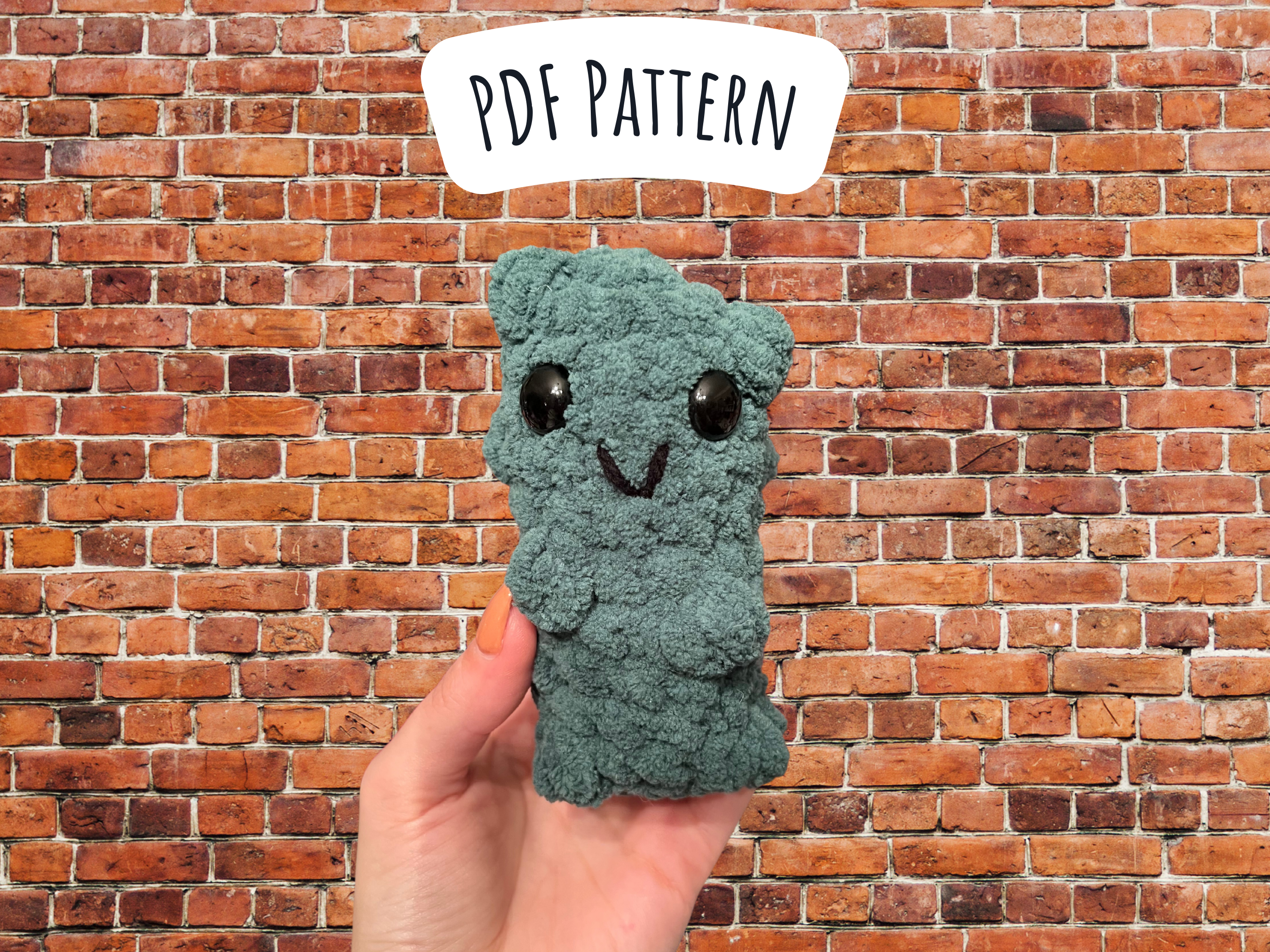 Pickle Crochet Pattern (No Sew)