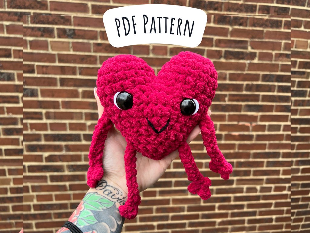 Heart Friend Crochet Pattern (No Sew)
