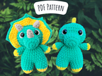 Triceratops/T-Rex Crochet Patterns