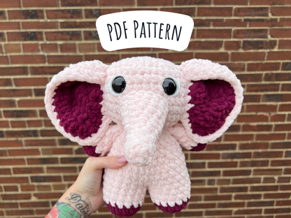 Ellie the Elephant Crochet Pattern