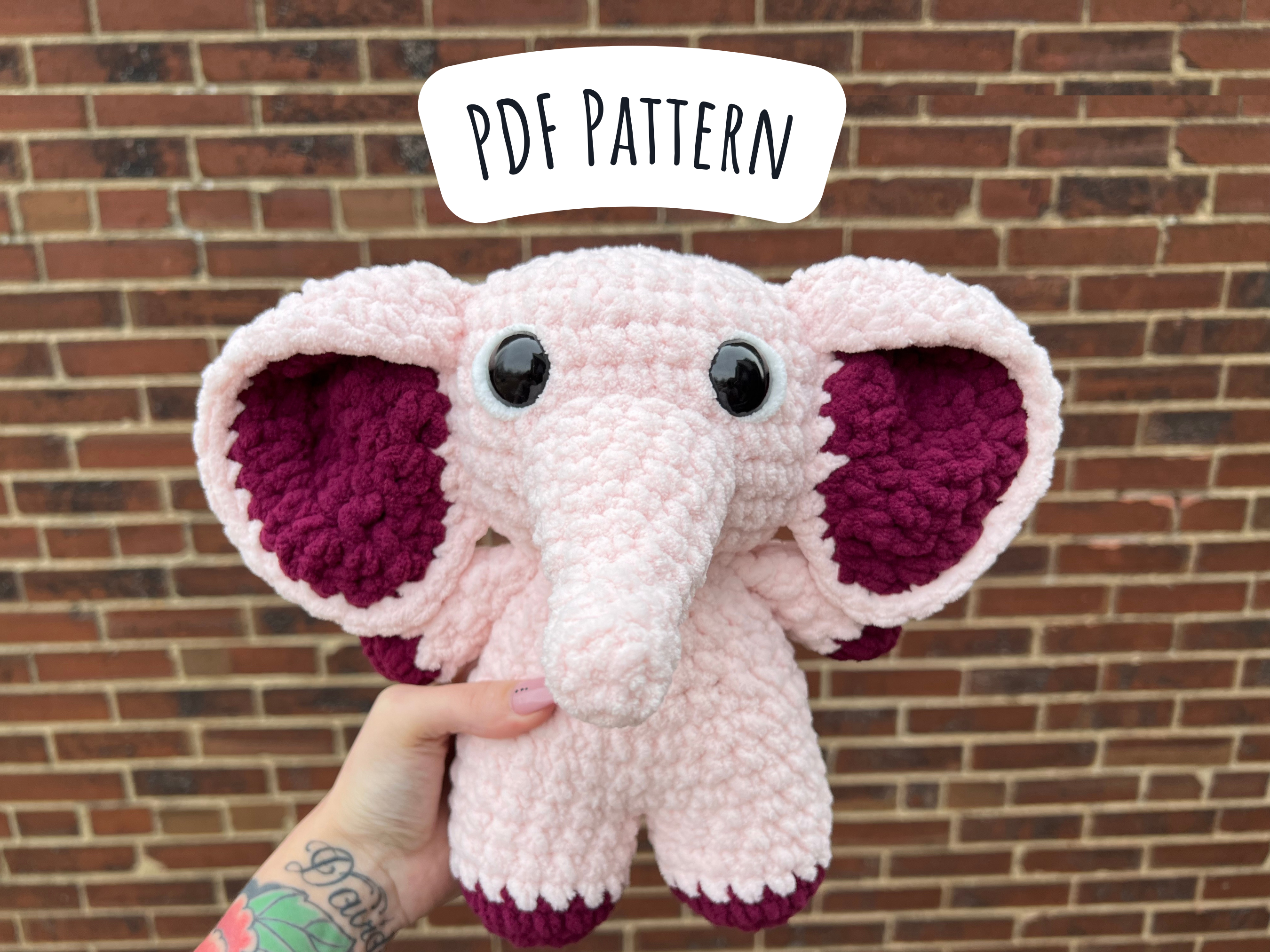 Elephant Crochet Pattern