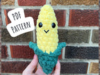 Corn Crochet Pattern (No Sew)