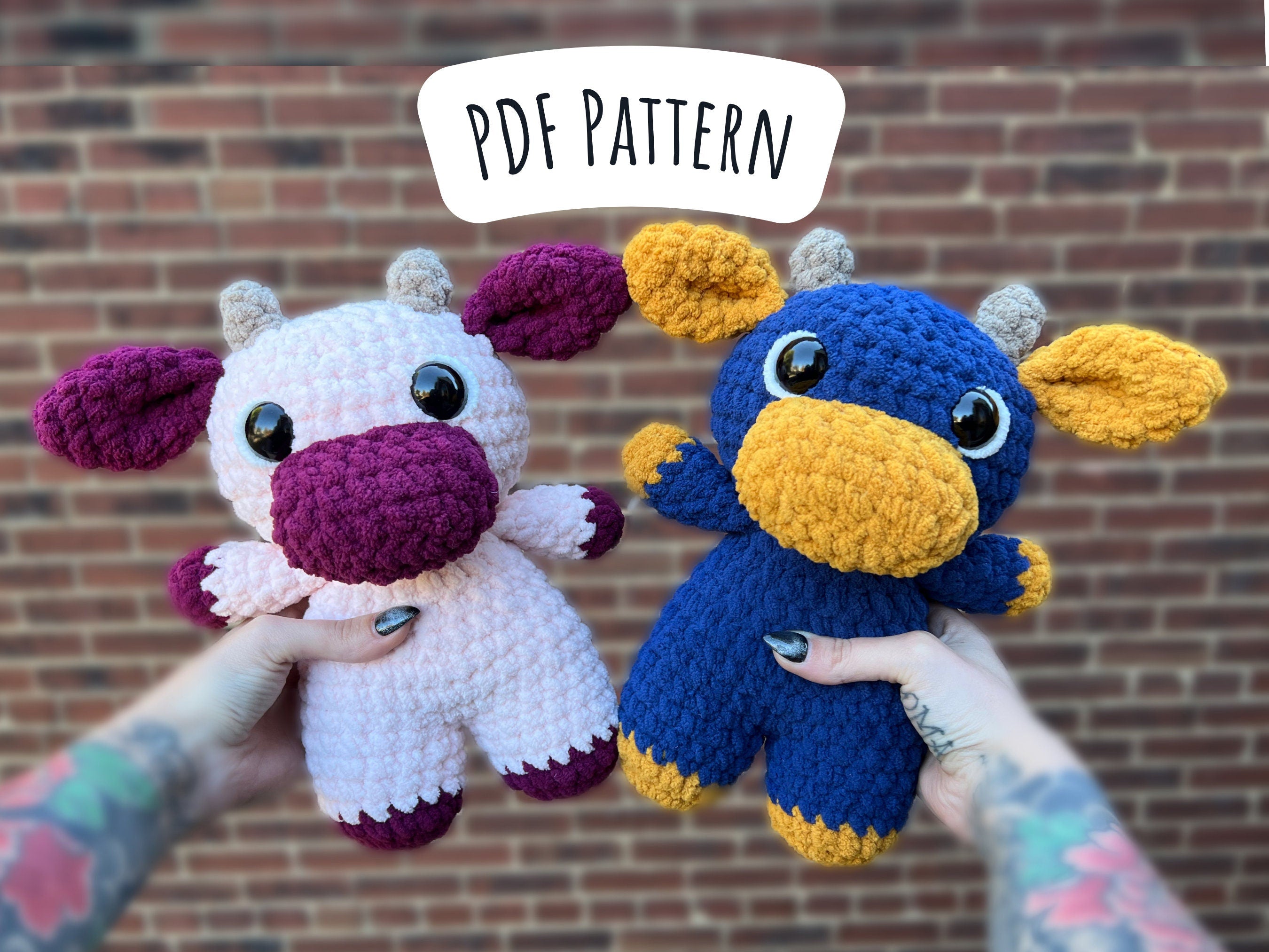Cow Crochet Pattern