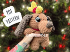 Christmas Dog Crochet Pattern