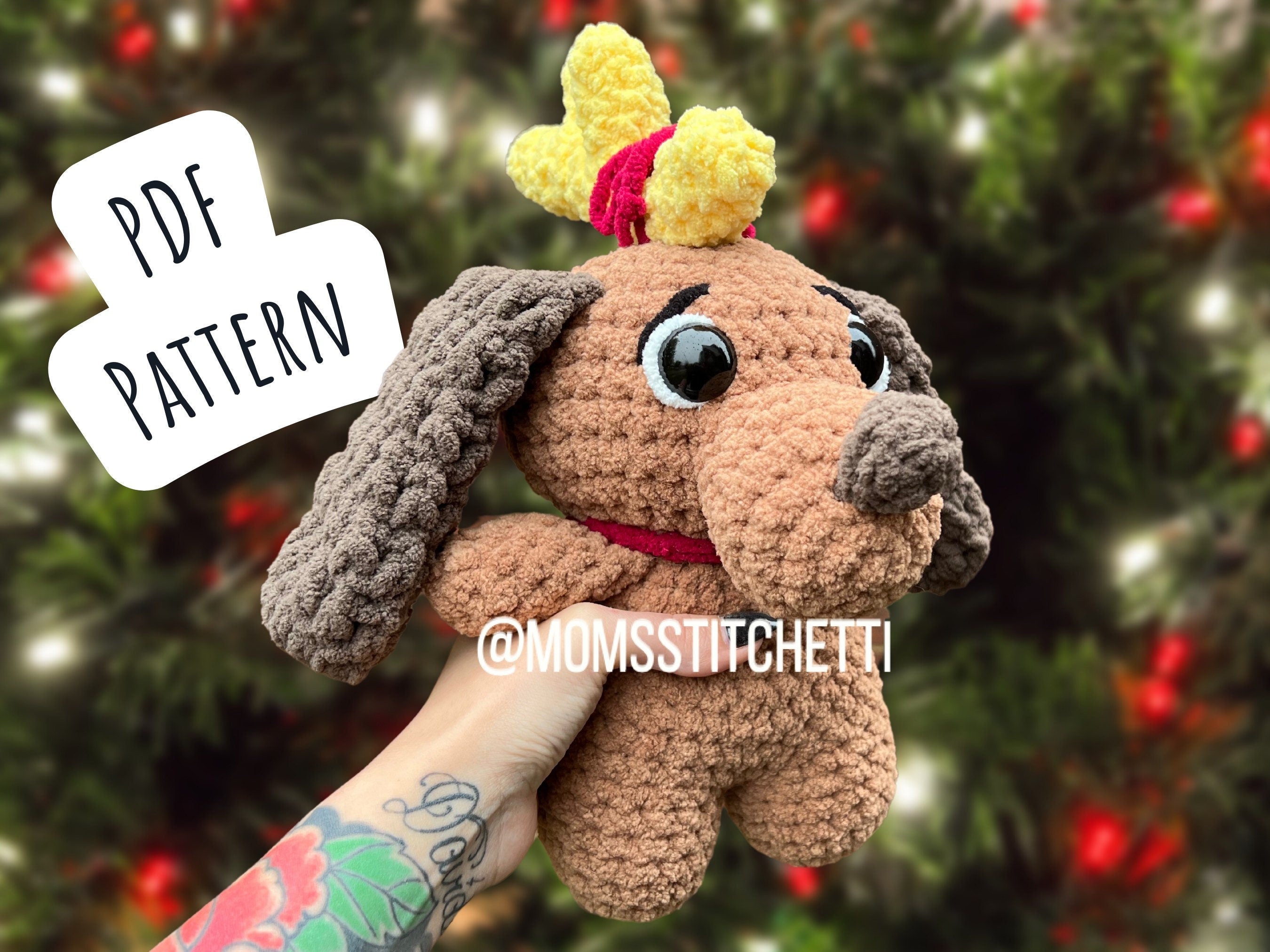 Christmas Dog Crochet Pattern